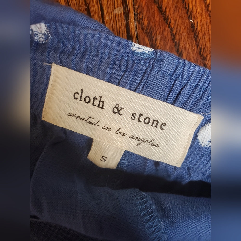 Anthropologie by Cloth & Stone Bella Dahl Belted High Waisted Crop Pant - Picture 11 of 13